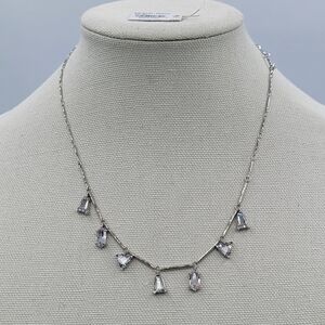 Kendra Scott Rhodium Silver Blair Necklace NEW